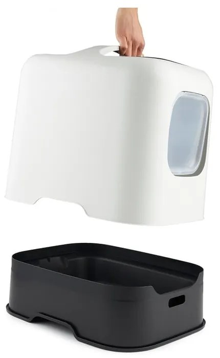 Litieră pentru pisici albă 40x51 cm Biala – Rotho