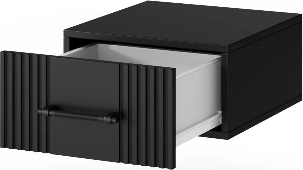 Noptiera suspendata RAFTT 40x20x44 cm, negru