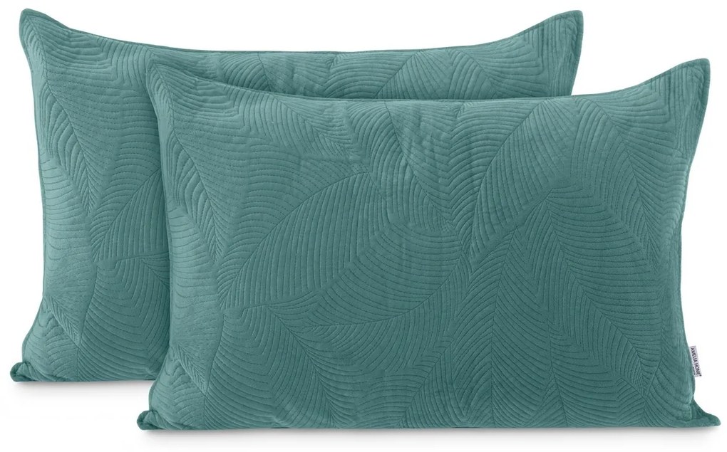 Față de pernă reversibilă AmeliaHome Plashaturcoaz, 50 x 70 cm, 2 buc.