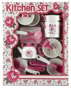 Set vase din plastic Teddies, 11 buc.