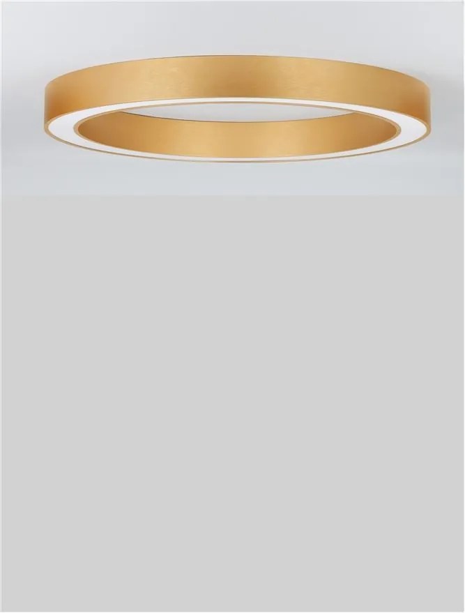 Lustra LED aplicata design modern OPAL 60W aurie