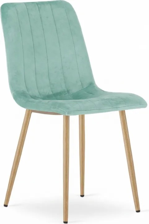 Scaun de catifea mentolat LAVA AQUA MINT