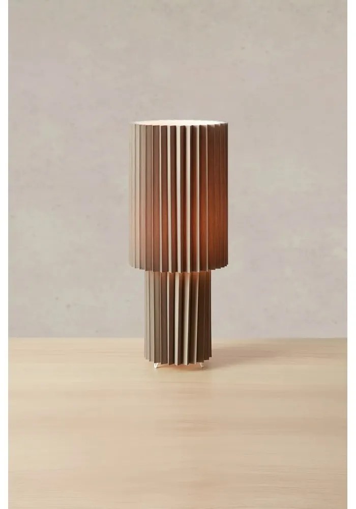 Veioză gri cu abajur textil (înălțime 45 cm) Catis – Markslöjd