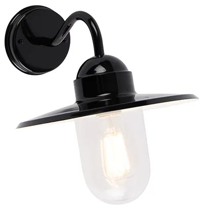 Lampa de perete exterioară modernă neagră IP44 - Kansas