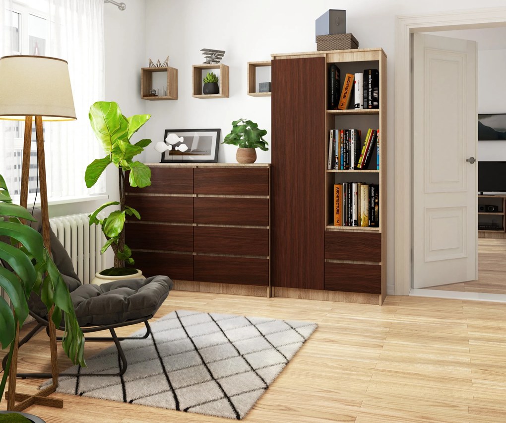 Raft Rehana (Stejar sonoma + wenge). 1069794