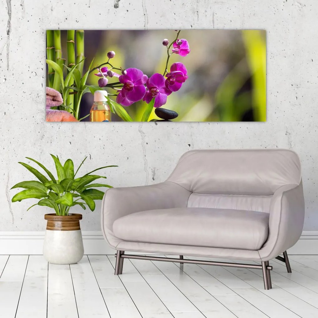 Tablou - spa and stones (120x50 cm)