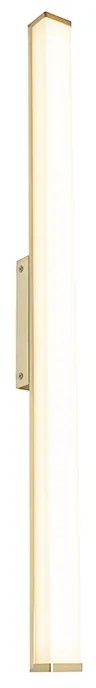 Aplică de perete pentru baie din alamă 92 cm cu LED IP44 - Cascada