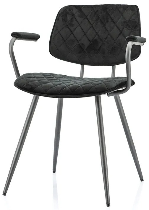 Scaun tapitat Msi negru