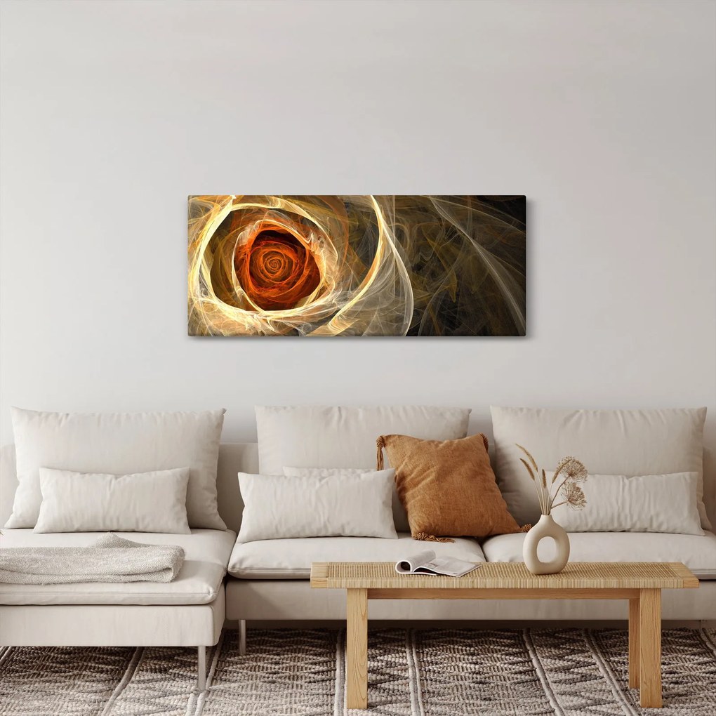 Tablou - Trandafir sufletului artistic (120x50 cm)