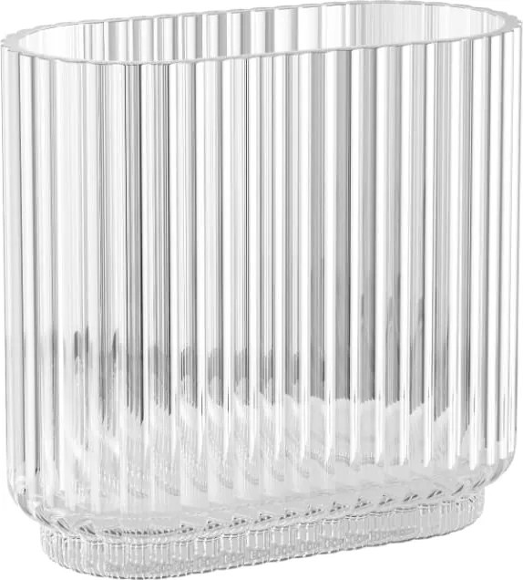 Vasă de sticlă Bernadotte, ovală - Georg Jensen
