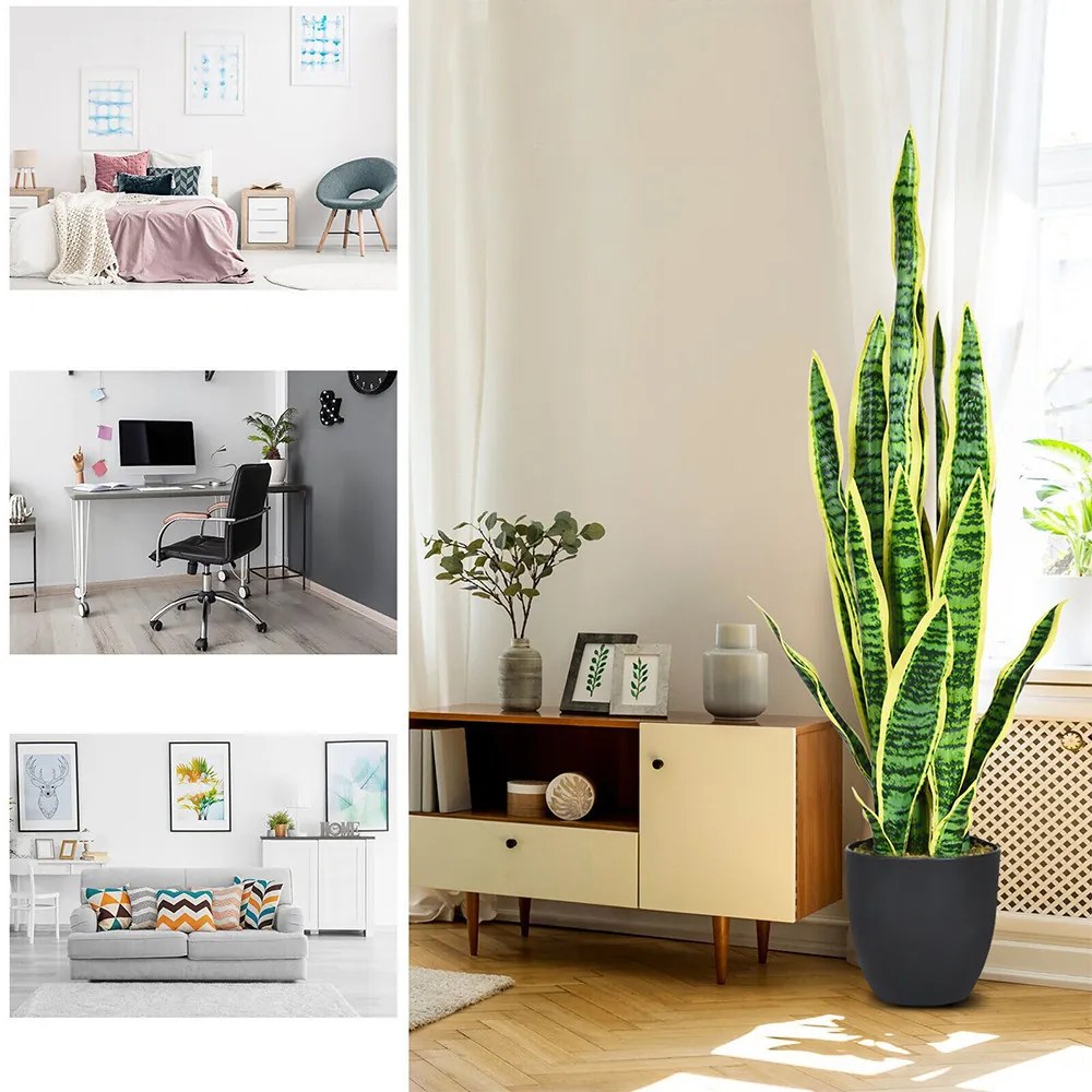 Plantă artificială Sansevieria, 93 cm