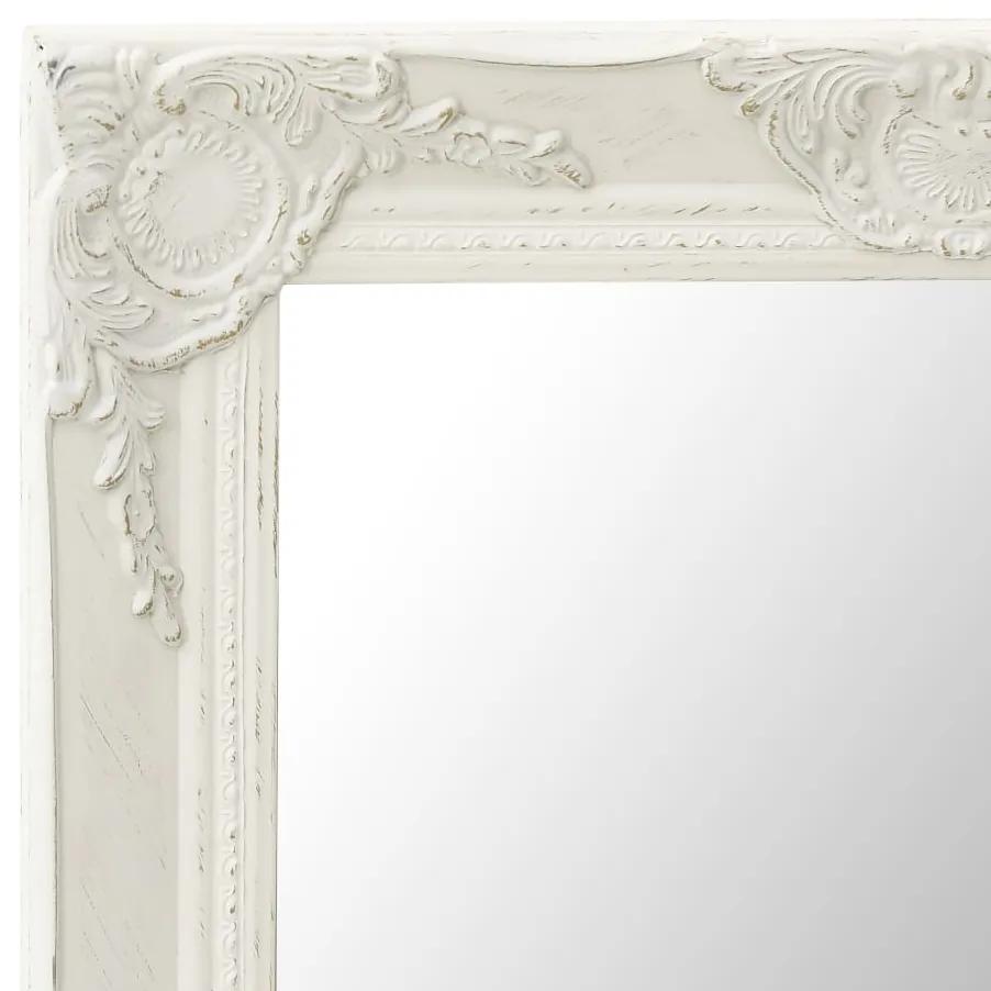 Oglinda de perete in stil baroc, alb, 60 x 80 cm 1, Alb, 60 x 80 cm