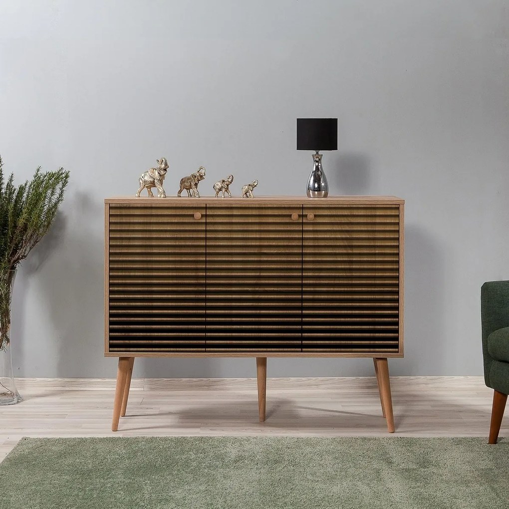 Dulap Mega Stripes Sonoma Oak