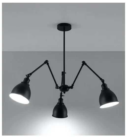 Lustră pe tijă STARK SHADE 3xE27/60W/230V