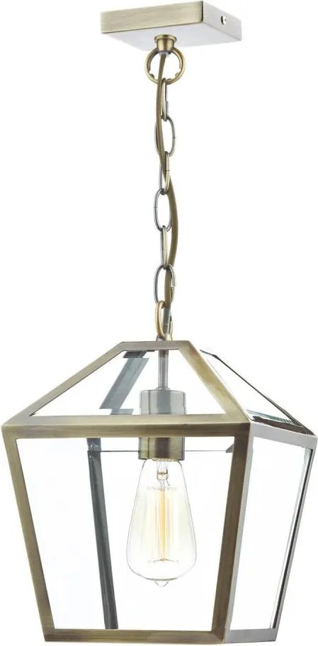 Där Lighting CHU0175 - Lustră cu lanț CHURCHILL 1xE27/60W/230V alamă