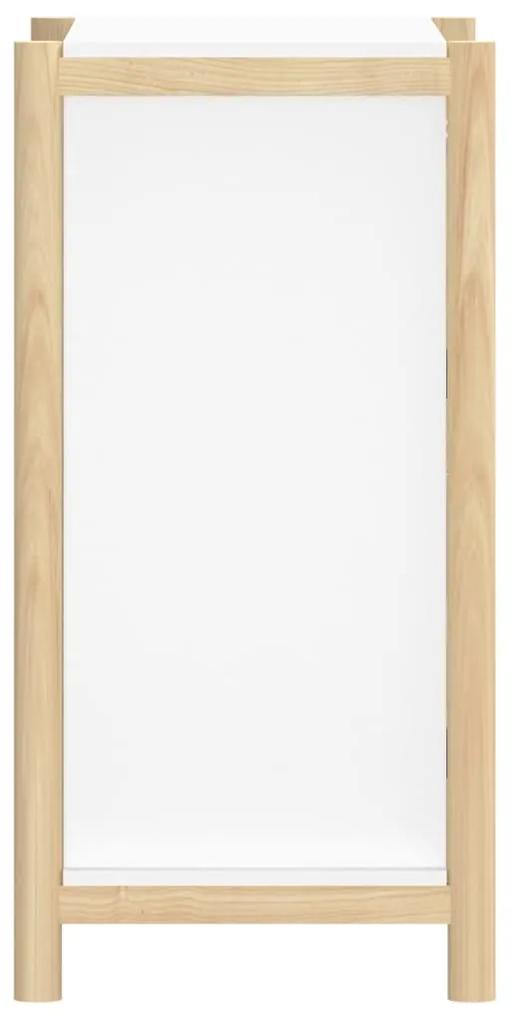 Servanta, alb, 62x38x75 cm, lemn prelucrat 1, Alb