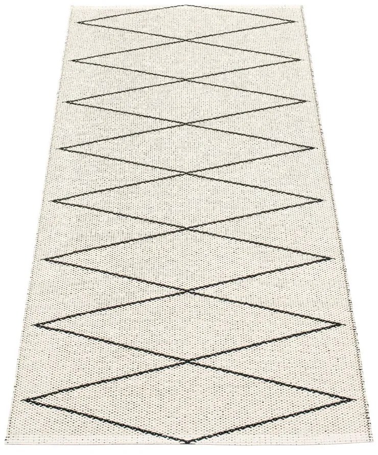 Covor tip traversă pentru interior și exterior negru 70x160 cm Max Black – Pappelina