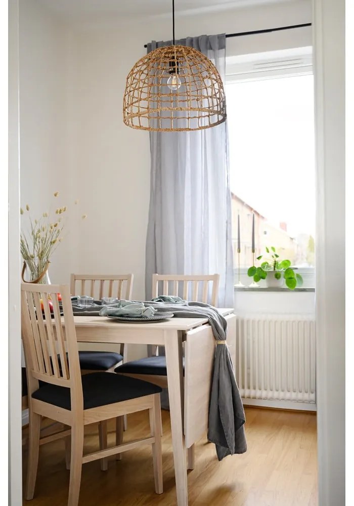 Masă de dining pliabilă din stejar lăcuit mat Rowico Mimi, 120 x 80 cm