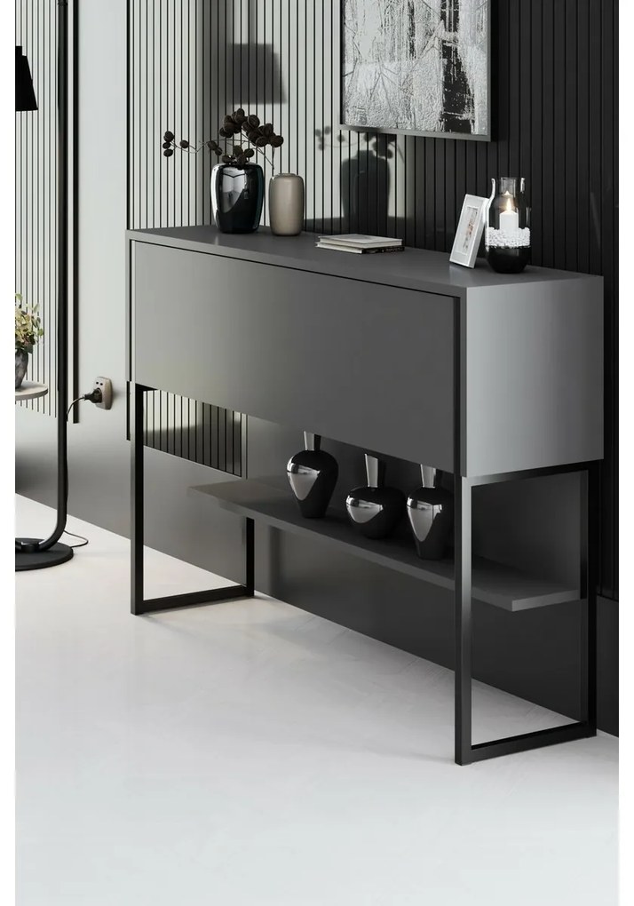 Comodă Luxe Anthracite and Black