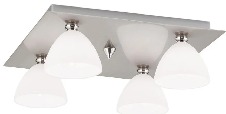 Plafoniera eleganta design modern OPALDESIGN 4L, satin