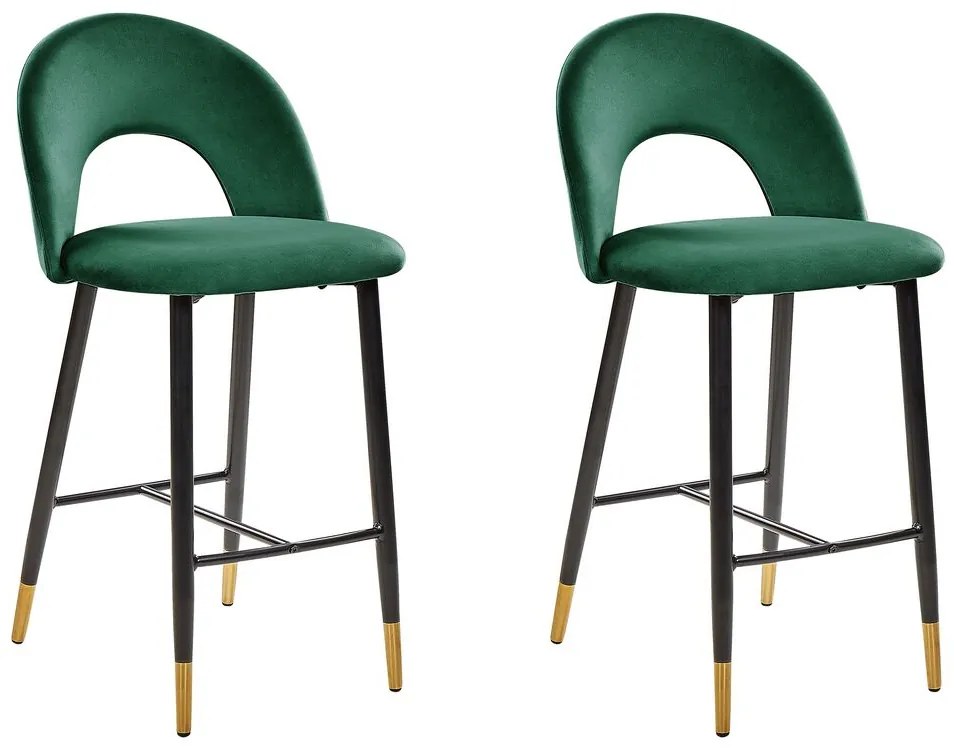 Set 2 buc scaun tip bar Fabian (verde). 1078842