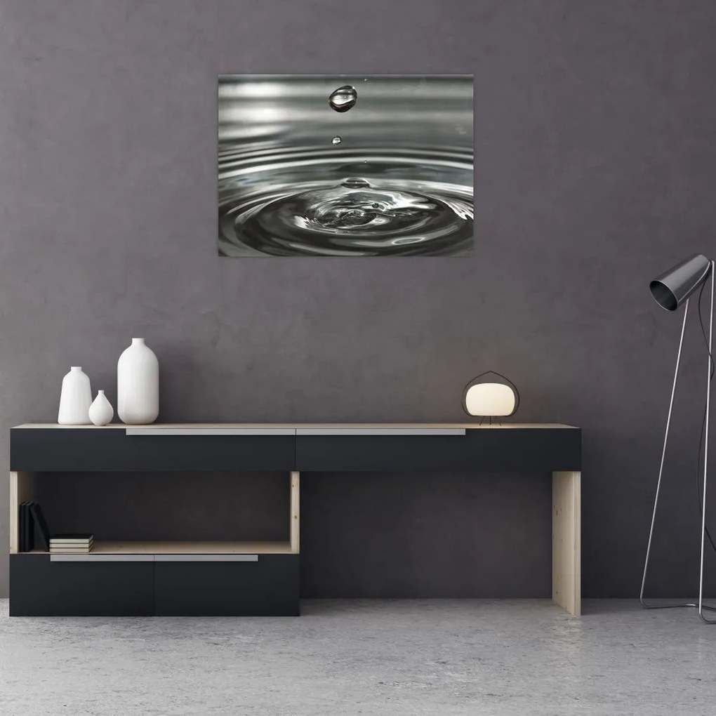 Tablou - Picături de apă (70x50 cm)