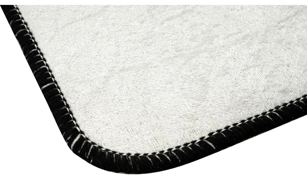 Covoraș de baie alb/negru 60x40 cm Little Cats - Foutastic