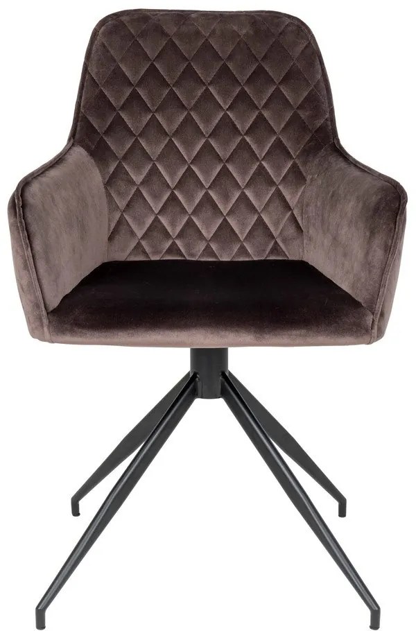 Scaun de sufragerie maro tapițat Harbo – House Nordic