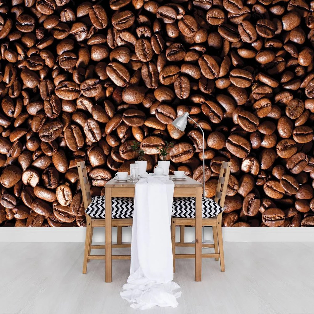 Fototapet - Boabe de cafea (254x184 cm)