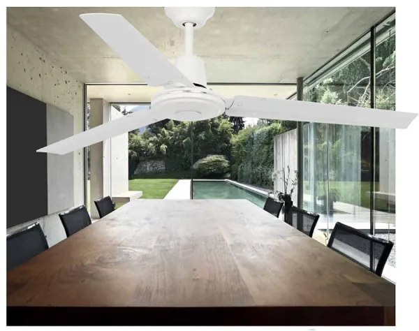 Ventilator de tavan FARO 33005 ECO INDUS d. 120 cm alb