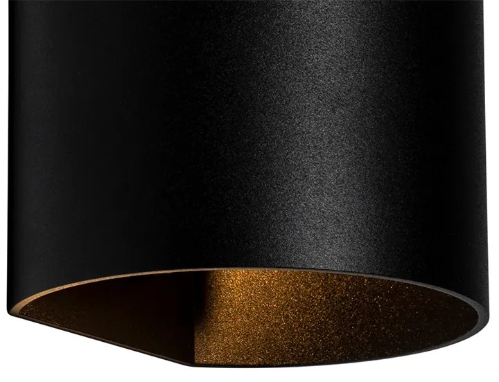 Aplică modernă neagră - Sabbio