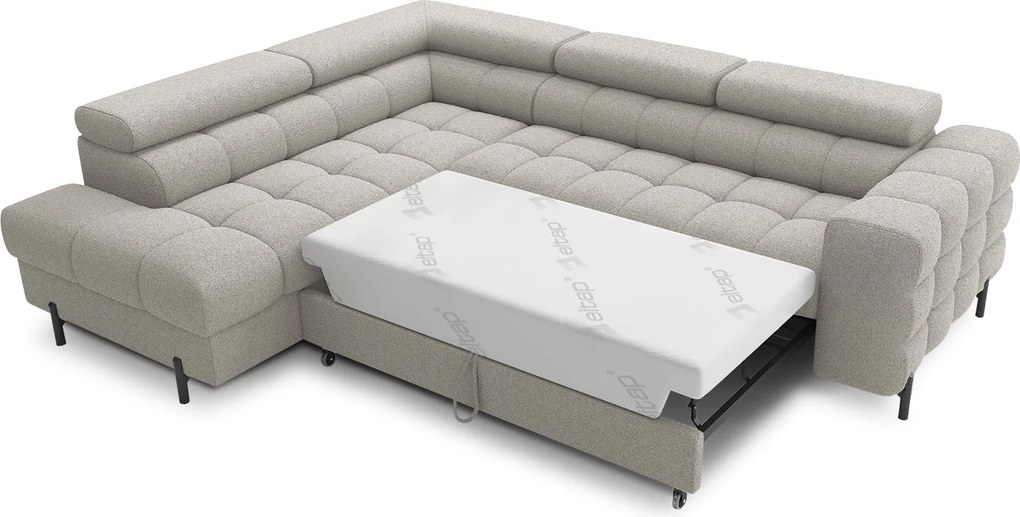 Colțar lemn masiv Ferry Extensibil Material Royal 20, 276 × 72 × 200 cm