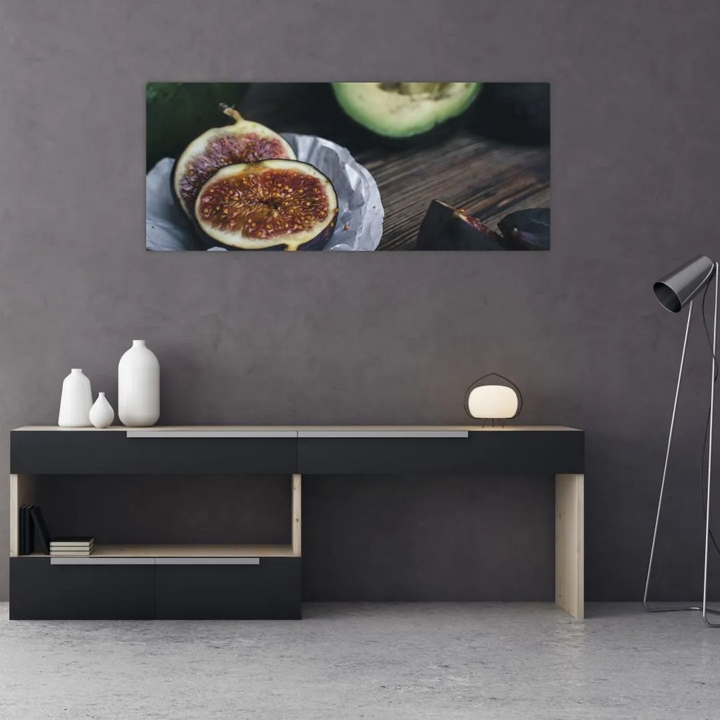 Tablou cu fistic și avocado (120x50 cm)