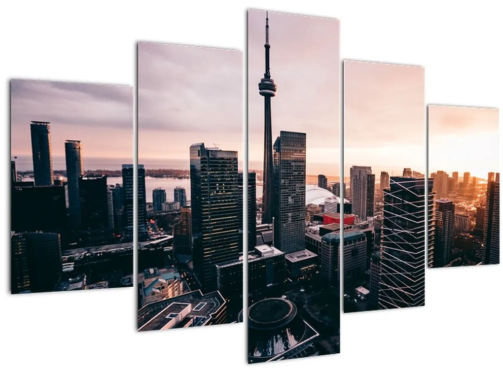 Tablou - Cntru orașului (150x105 cm)