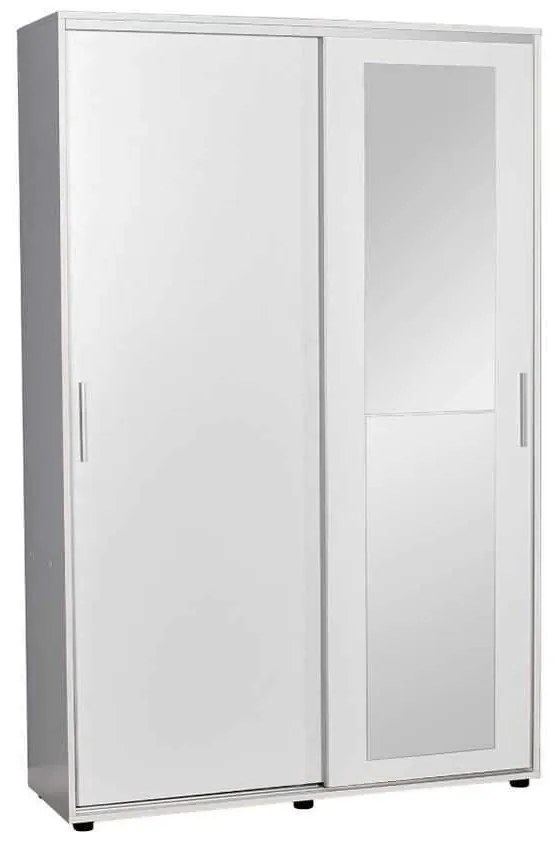 Pantofar cu cuier Adore Porto Maxi, 2 usi cu oglinda, 12 rafturi, capacitate 32 perechi incaltaminte, 120 x 187 x 38 cm