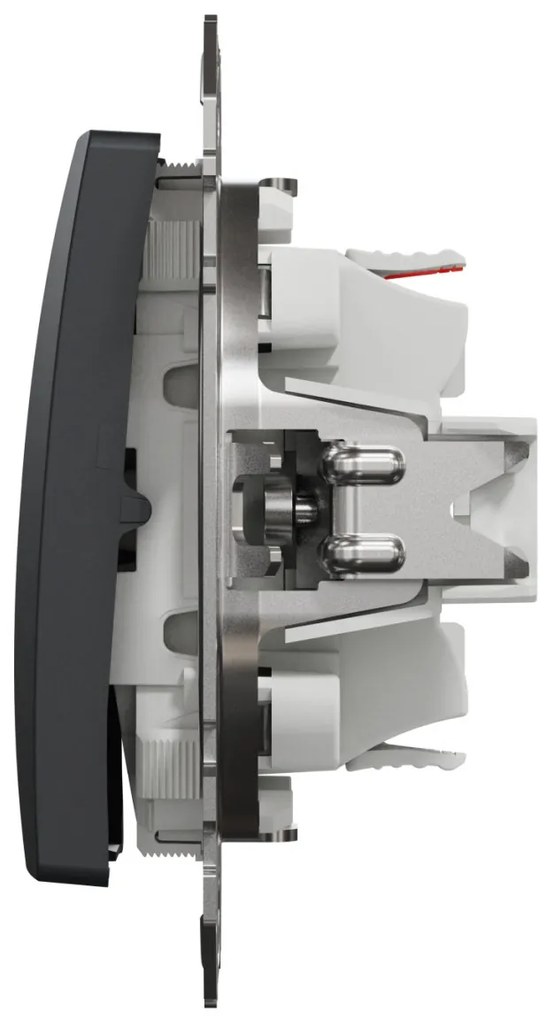 Intrerupator cap scara, 10A, IP20, Antracit , Schneider Sedna Design