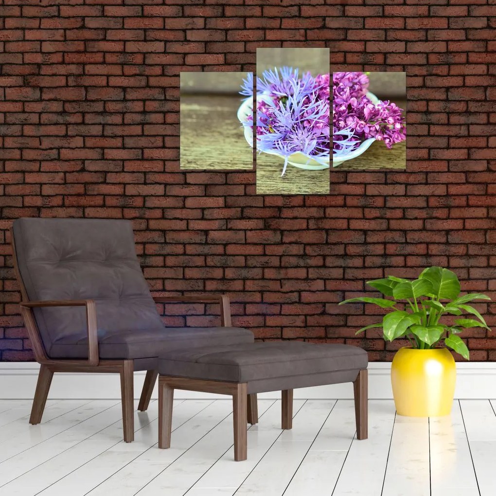 Tablou cu decorațiune din lavanda (90x60 cm)