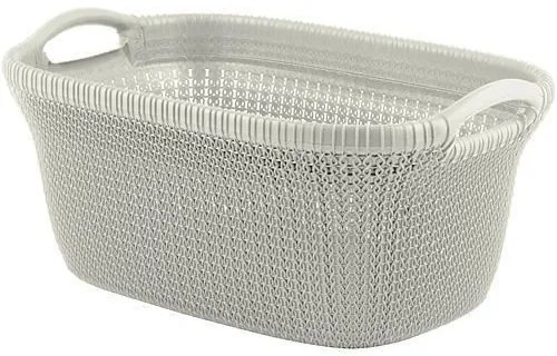 Cos rufe, 2 manere, alb, 40 L, 60x27x39 cm, Curver