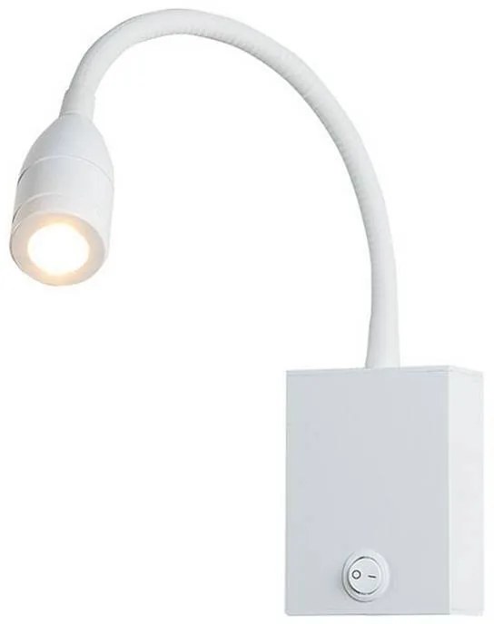 Aplica cu spot LED stil minimalist Hotel alba