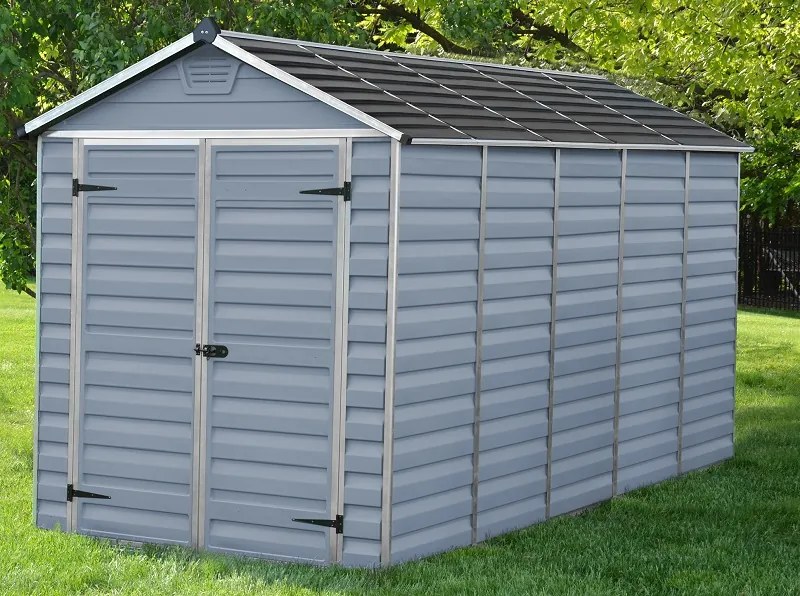 Căsuță din plastic pentru grădină SkyLight 6x12 Palram - Canopia gri