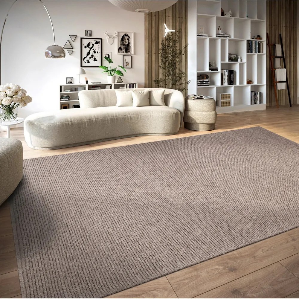 Covor maro deschis țesut manual din lână 190x280 cm Francois – Villeroy&amp;Boch
