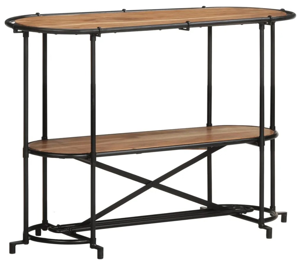 vidaXL Masă consolă, 110x42x76 cm, lemn masiv de acacia