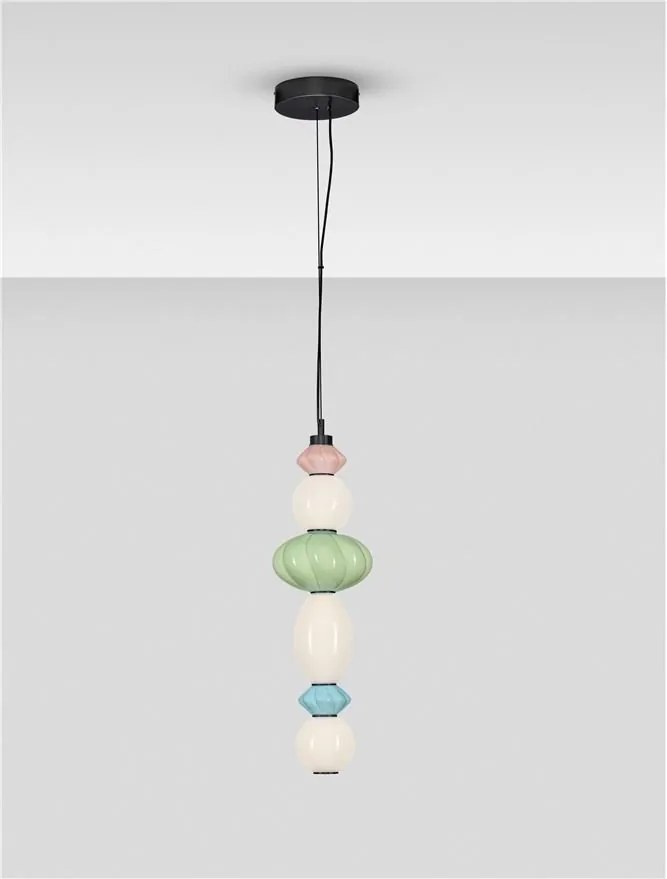 Pendul LED decorativ ceramic Verde, Albastru, Alb, Roz, ONETA