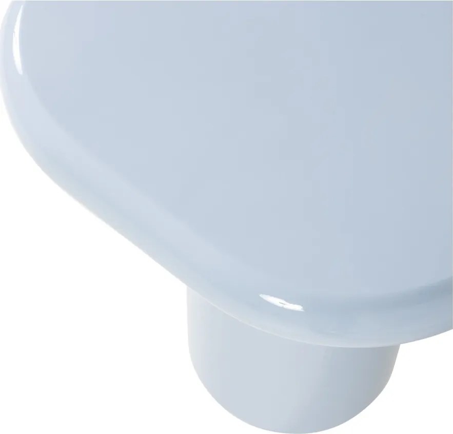 Măsuță auxiliară cu aspect lucios 50x50 cm Zava – WOOOD