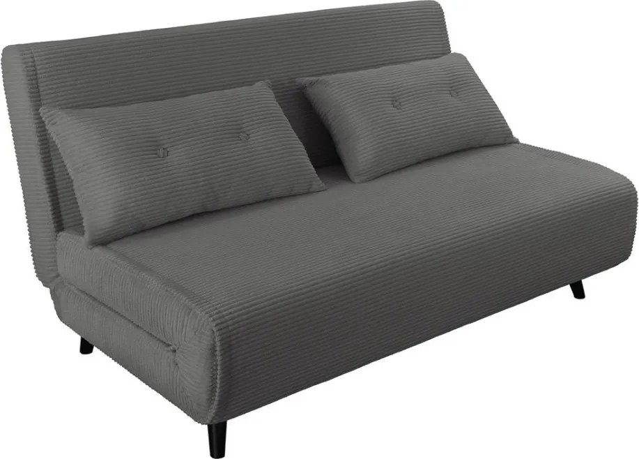 Fotoliu Pat SMART MULTIFUNCTION 140cm catifea raiata gri