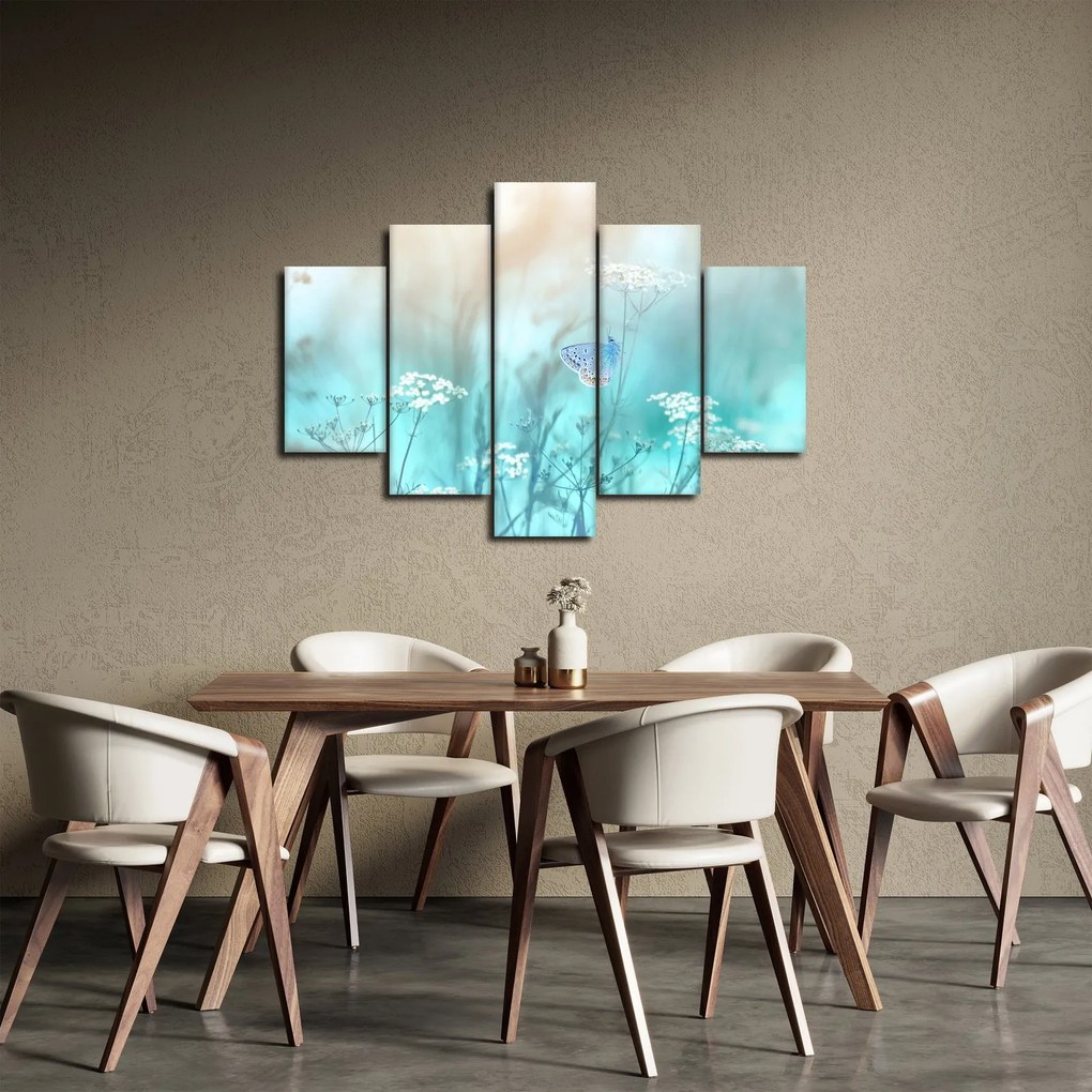 Tablou - Fluture în albastru (150x105 cm)