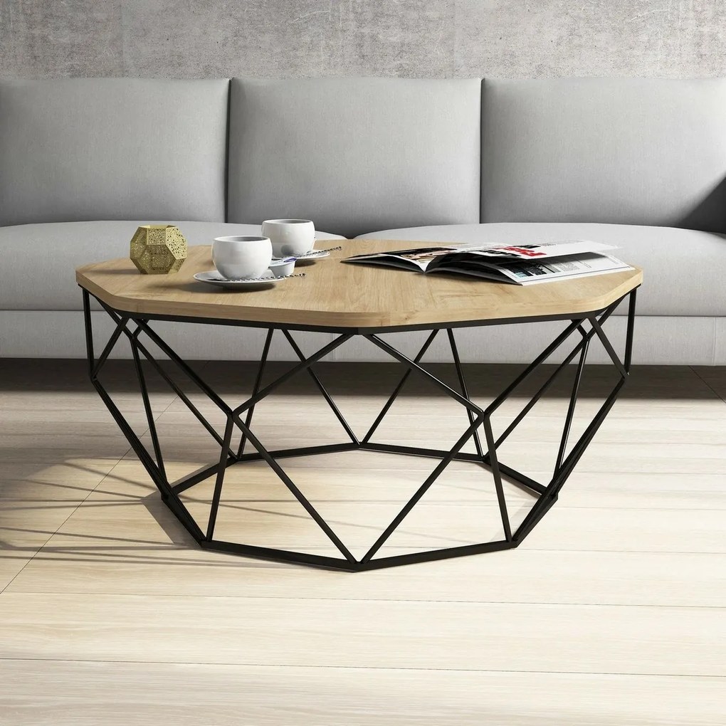 Măsuță de conferință Diamond Oak