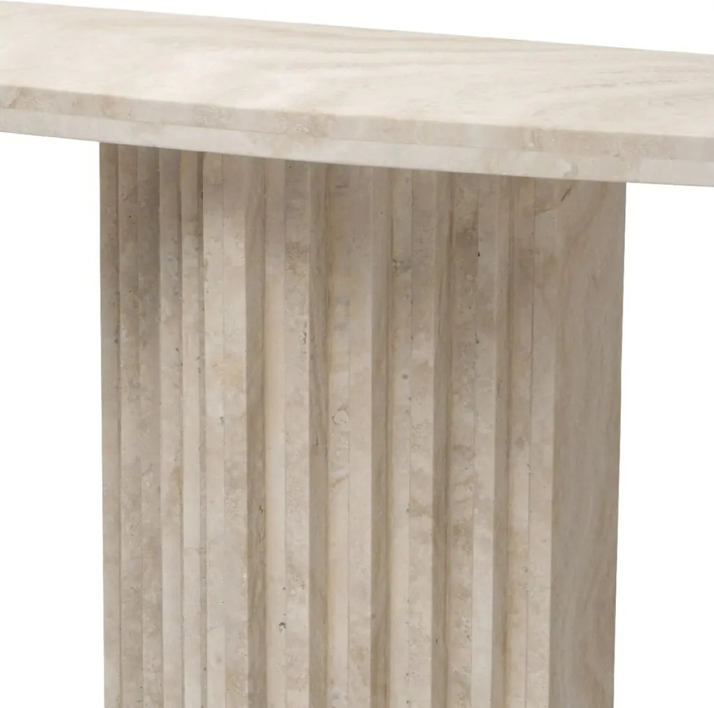 Consola LUX din travertin stil Art Deco Atzaro