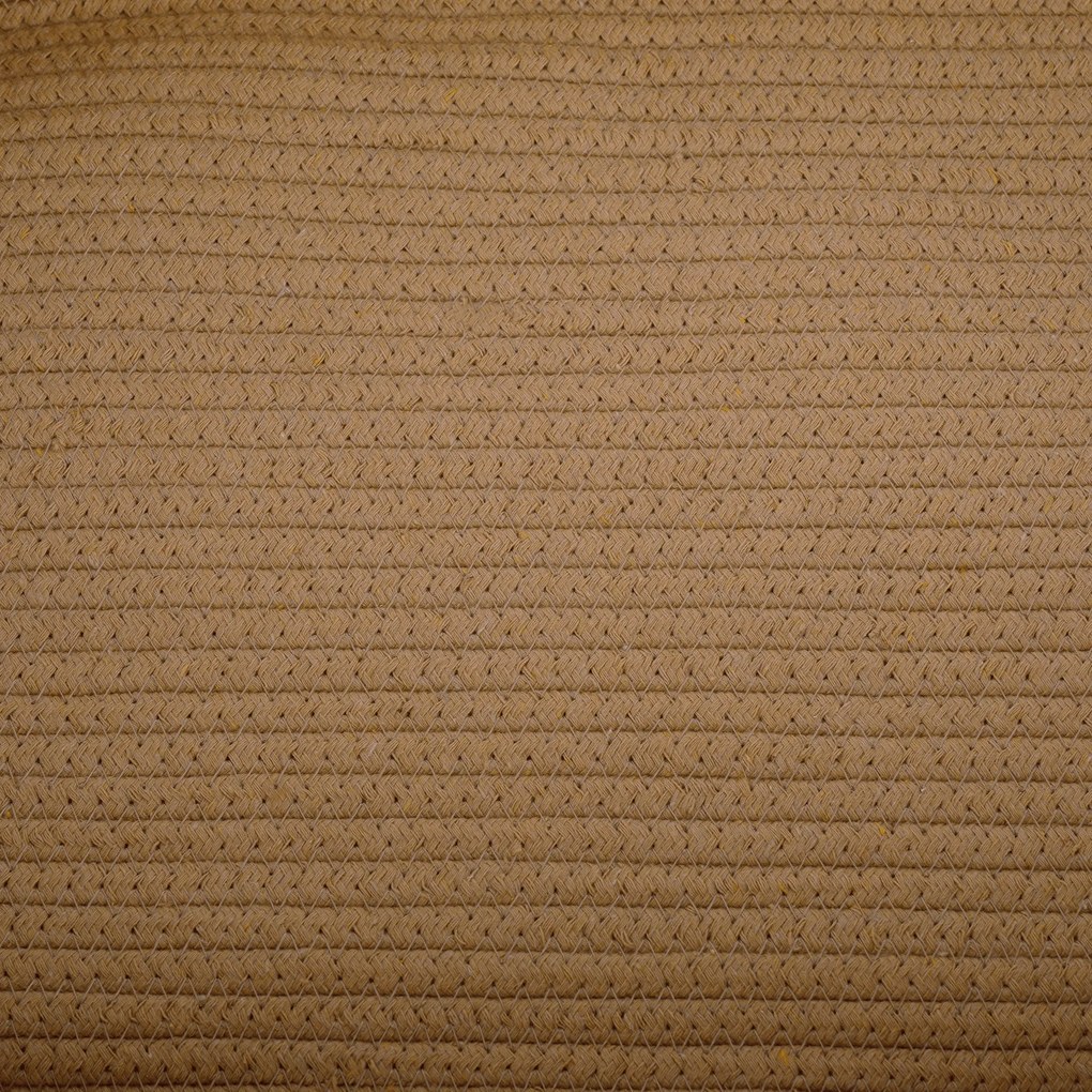 TEMPO-KONDELA SABI, coş tricotat, alb/ natural, 60x12,5 cm
