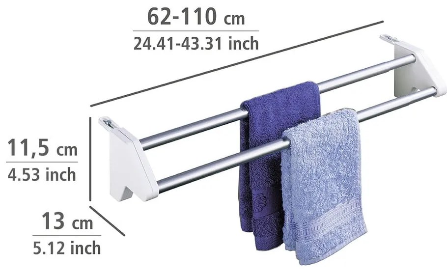 Uscător ajustabil pentru calorifer Wenko Standard